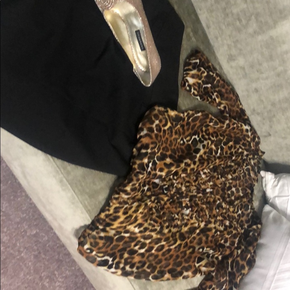 Animal print blouse